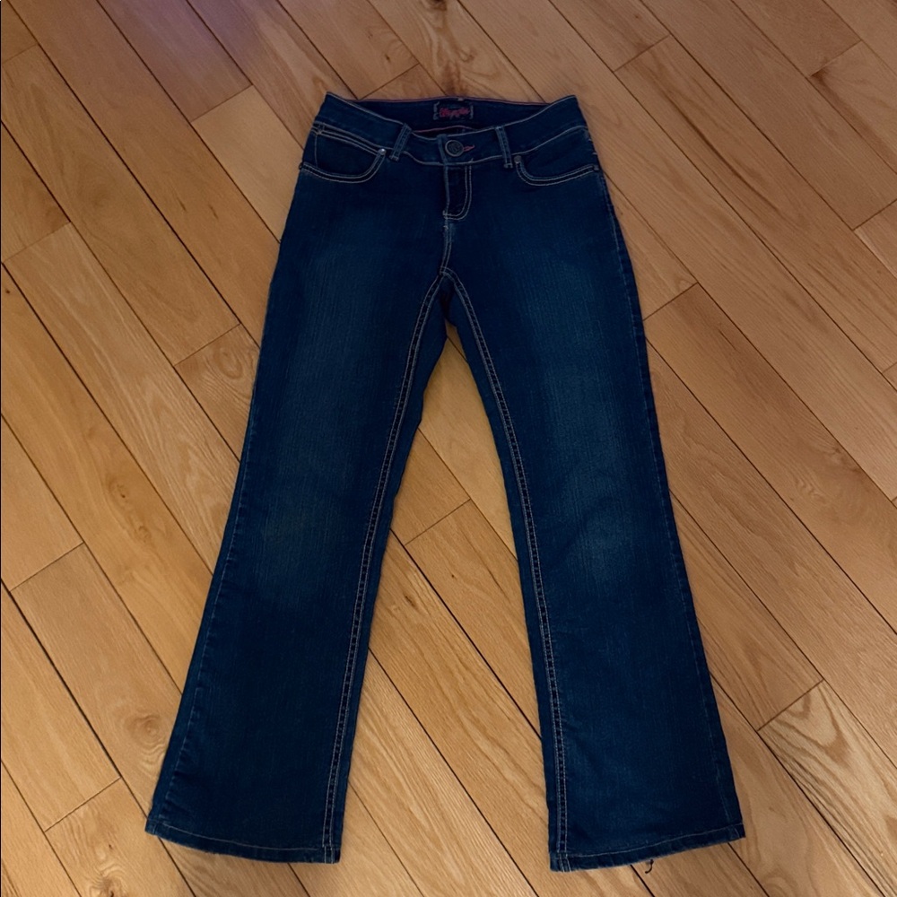 Wrangler Women's Dark Blue Boot Cut Jeans - Picture 3 of 11